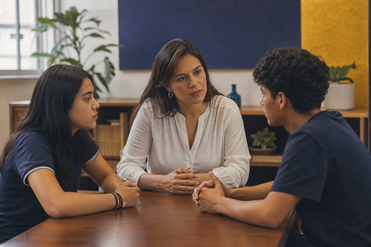 Mediación escolar e institucional con jóvenes y un mediador adulto